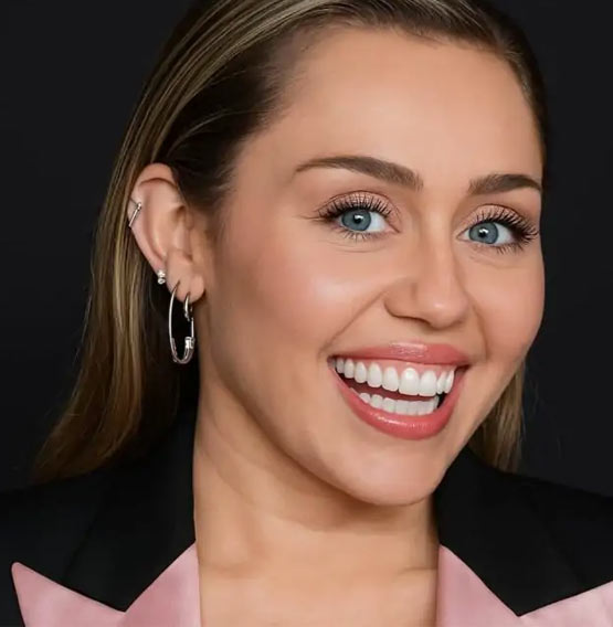 Miley Cirus su sonrisa después